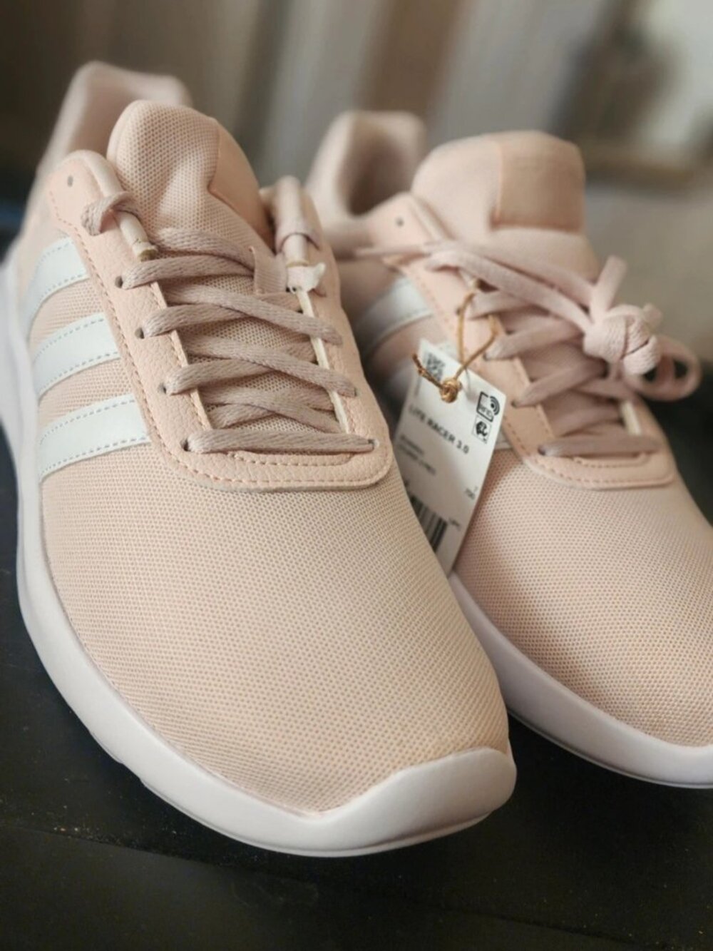 adidas Women's Lite Racer 3.0 Running Shoes -Light Pink - Size 8.5 US (NWT)